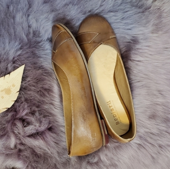 BED Stu Indie Flat leather shoe brown sz. 6 NWT - Picture 10 of 11